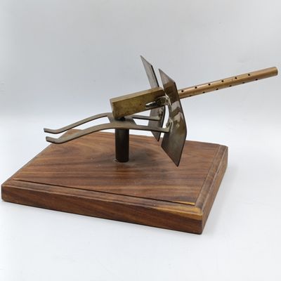 Handmade WW2 style Naval anti-aircraft gun brass model
