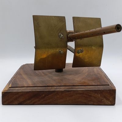Handmade WW2 style Naval anti-aircraft gun brass model