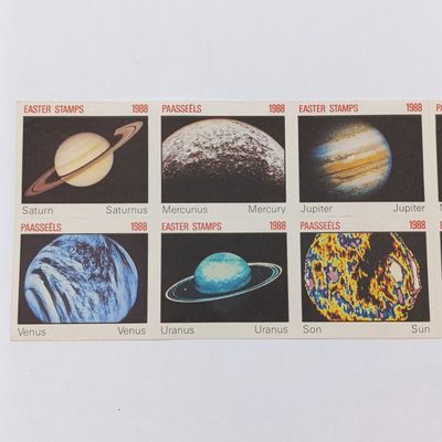 South Africa 1988 set of Easter stamps - Planets