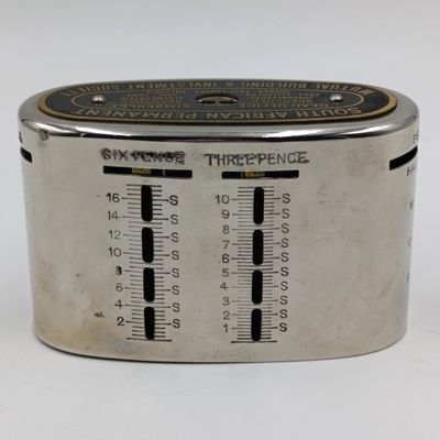 Vintage South African Permanent Mutual Building and Investment Society money box #11335