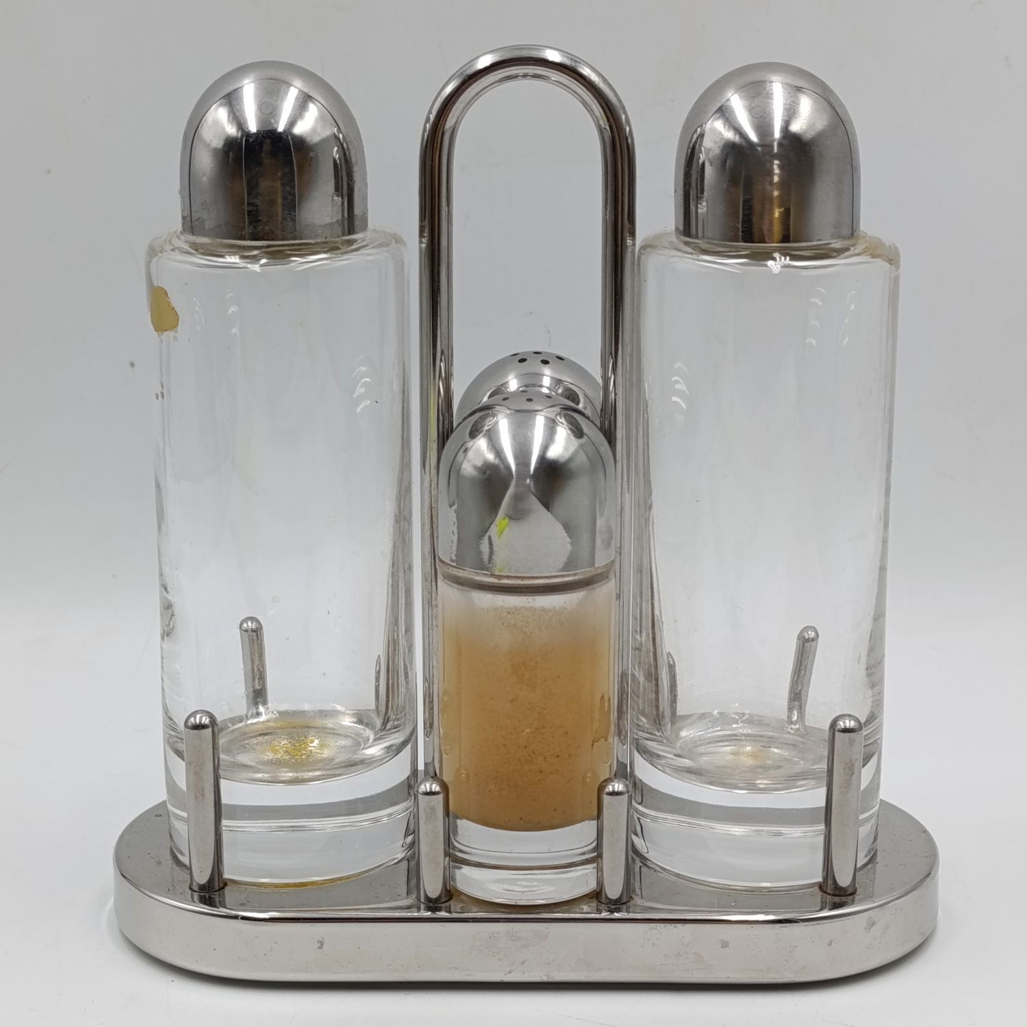 Alessi Italy Ettore Sottsass condiment set