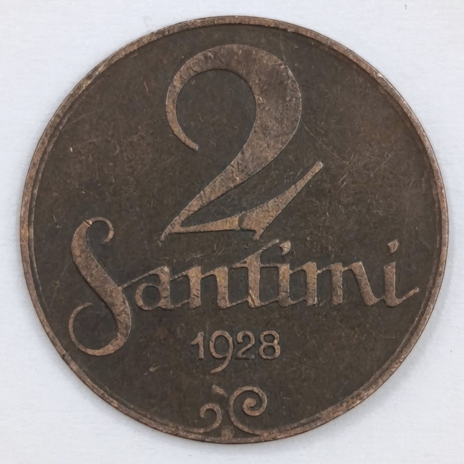 1928 Latvia 2 Santini aXF