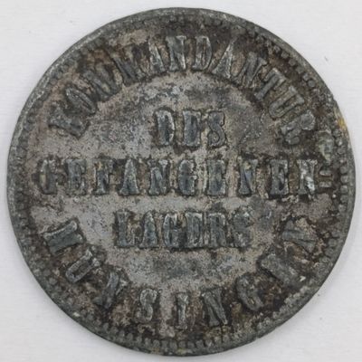 Münsingen WW1 prisoner-of-war money 5 Pfennig - Germany
