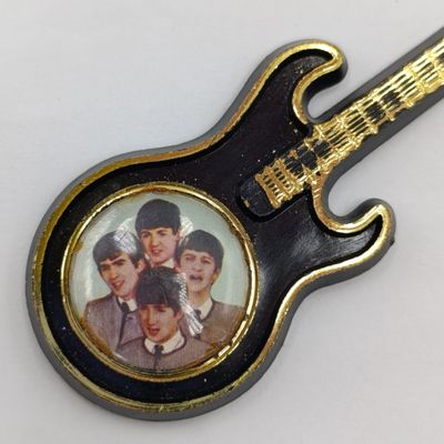 1960's Beatles Guitar Brooch