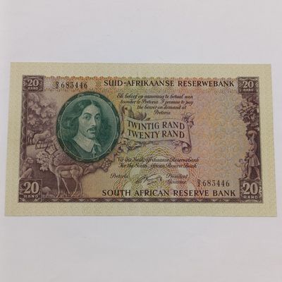 South Africa Rissik R20 banknote EF