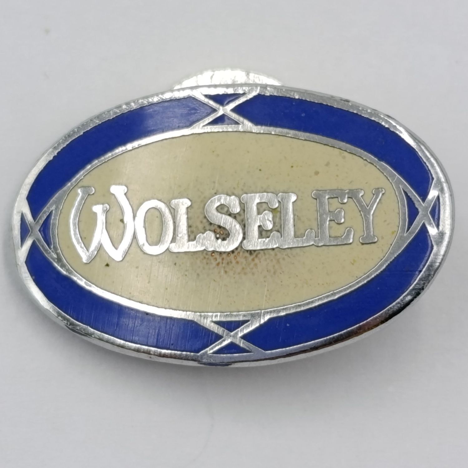 Vintage Wolsely button hole badge