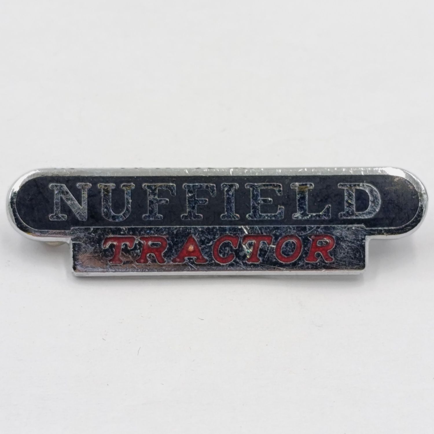Vintage Nuffield Tractor Brooch badge
