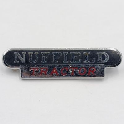 Vintage Nuffield Tractor Brooch badge