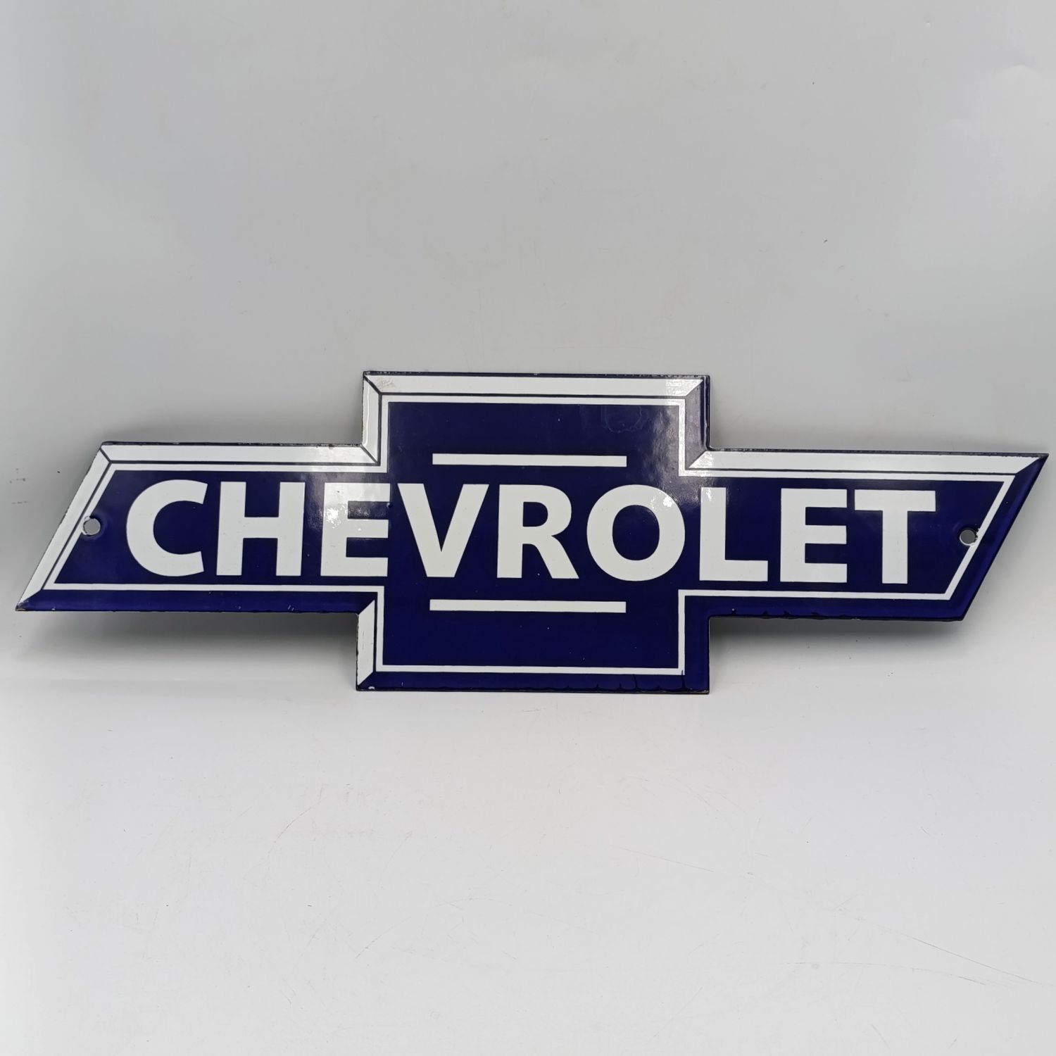 Vintage Chevrolet enamel sign