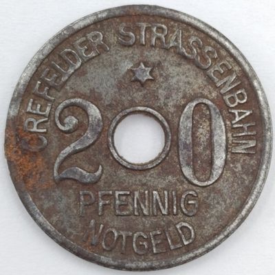 Germany 1919 Crefeld notgeld 20 Pfennig