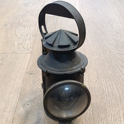 Vintage SA Railways signal lamp - rotation top is fixed