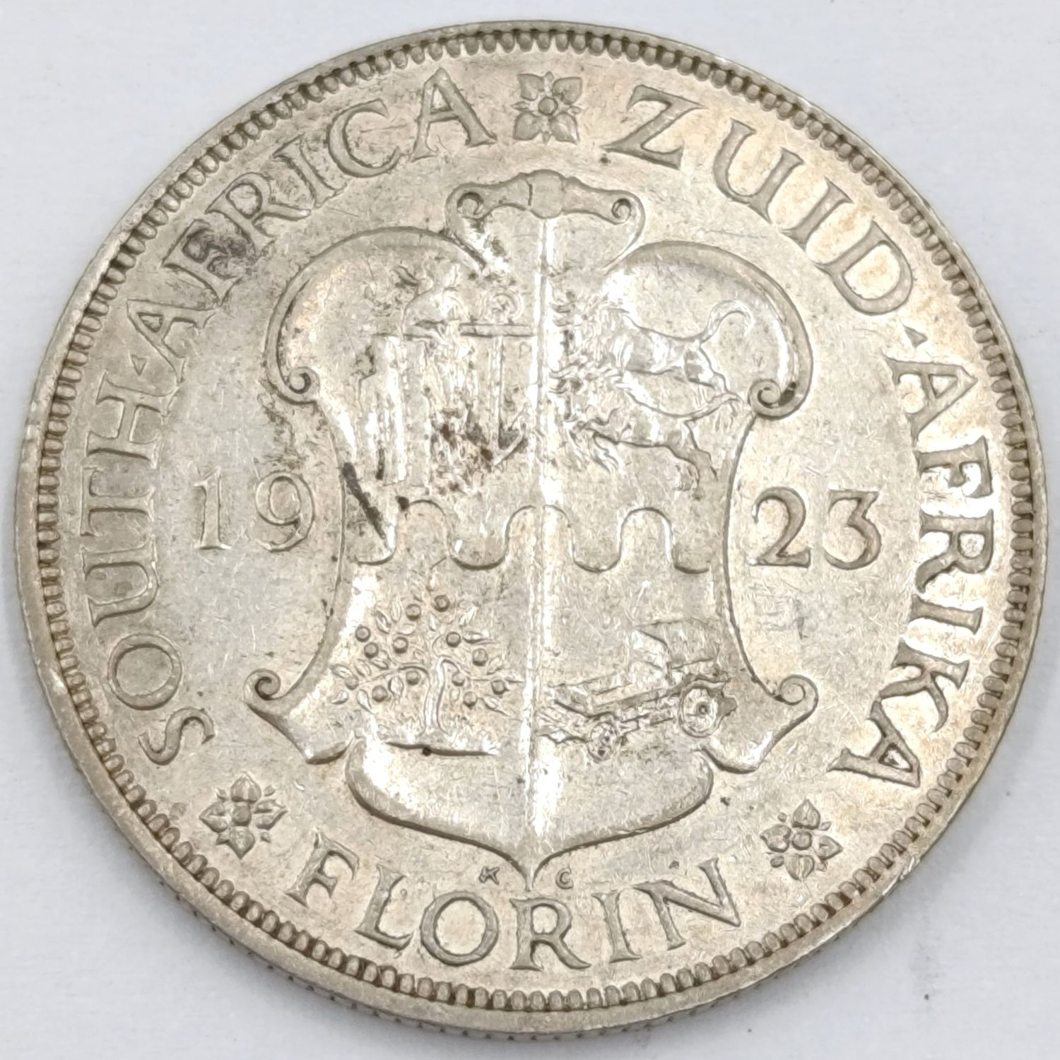 South Africa 1923 Two shilling XF