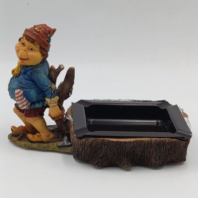 Laaf collection Lusky figurine ashtray in box