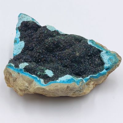 Azurite and Malachite mineral specimen of 299 grams