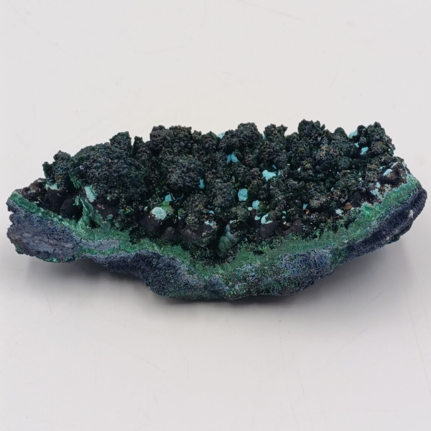 Azurite and Malachite mineral specimen of 172 grams