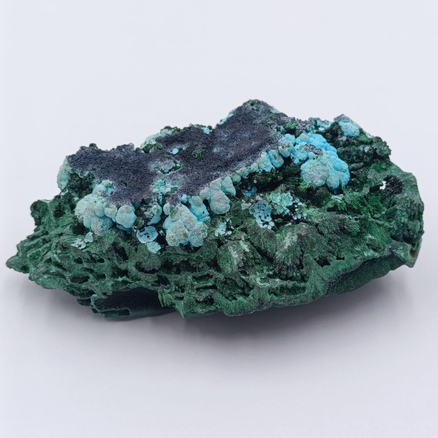 Azurite and Malachite mineral specimen of 473 grams