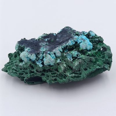 Azurite and Malachite mineral specimen of 473 grams