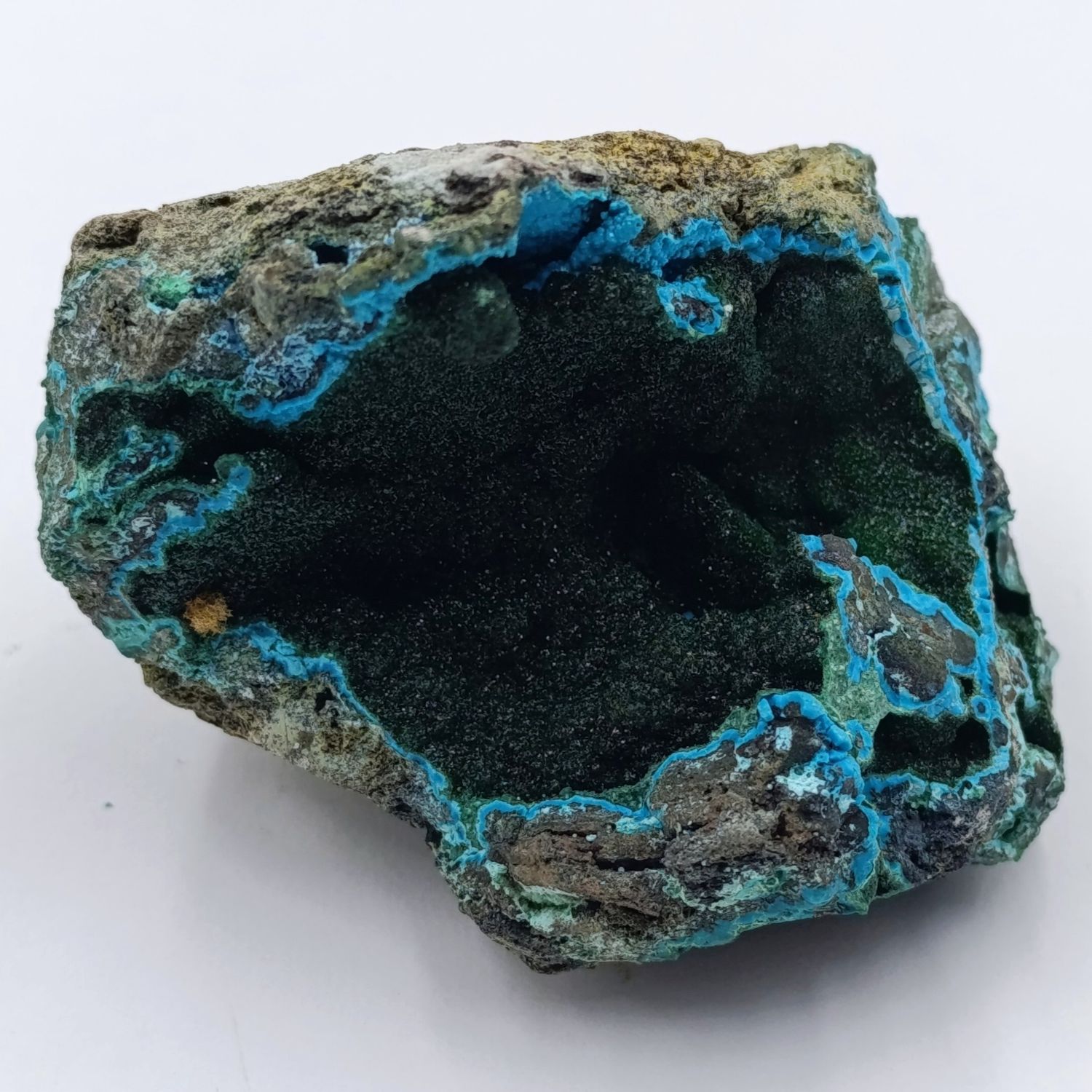 Azurite and Malachite mineral specimen of 179 grams