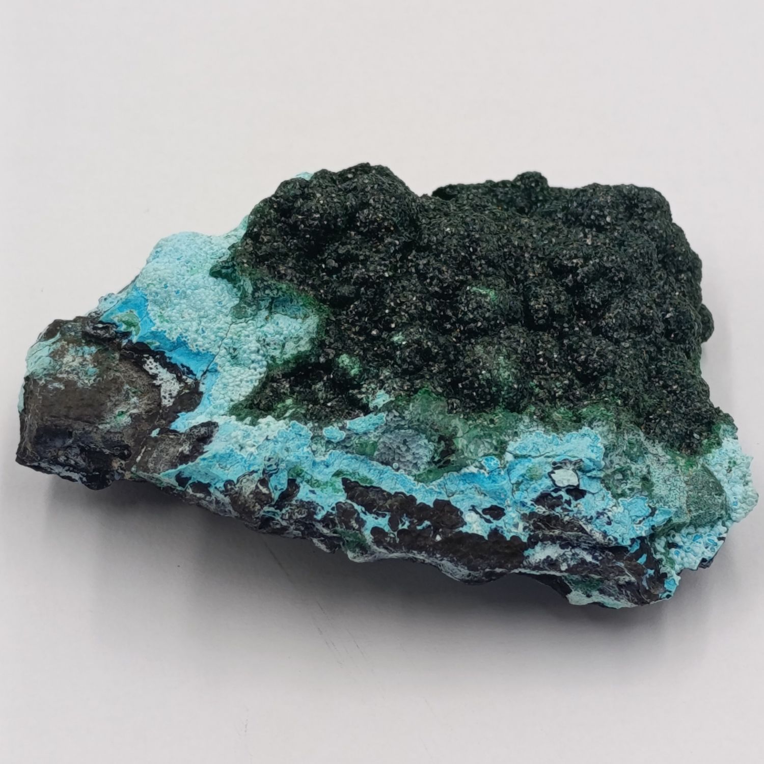 Azurite and Malachite mineral specimen of 109 grams