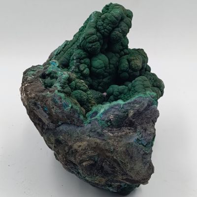 Large piece of Malachite and Azurite mineral specimen of 1,4 kg