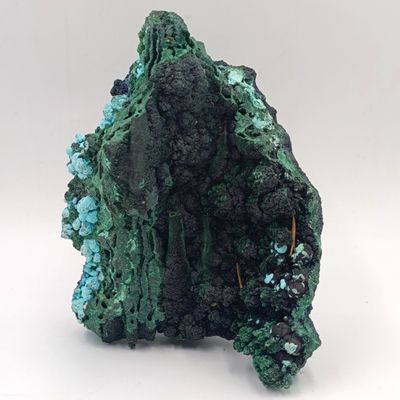 Azurite and Malachite mineral specimen of 790 grams