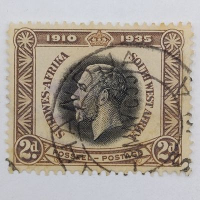South West Africa SACC 116 - 118 George V silver jubilee used stamps