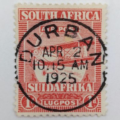 South Africa First airmail issue set of stamps