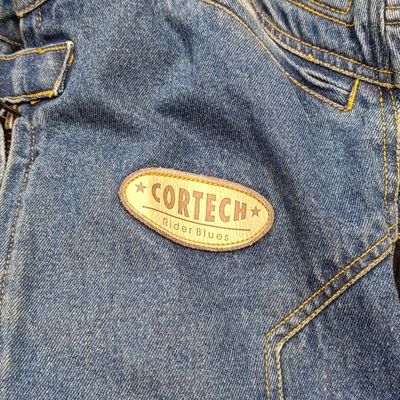 Cortech Rider Blues denim motorcycle jacket - size 42 / M
