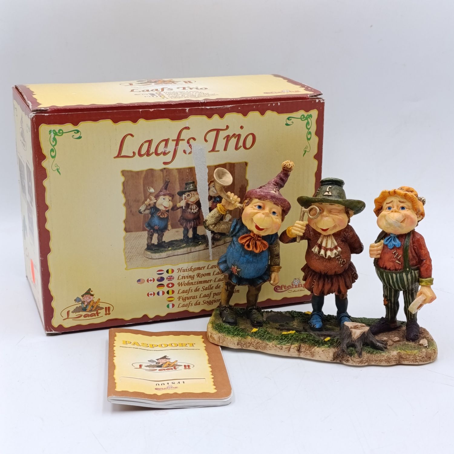 Laaf collection Hear no evil, See no evil, Speak no evil figurine