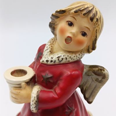 Vintage Goebel Christmas Angel figurine - music box removed