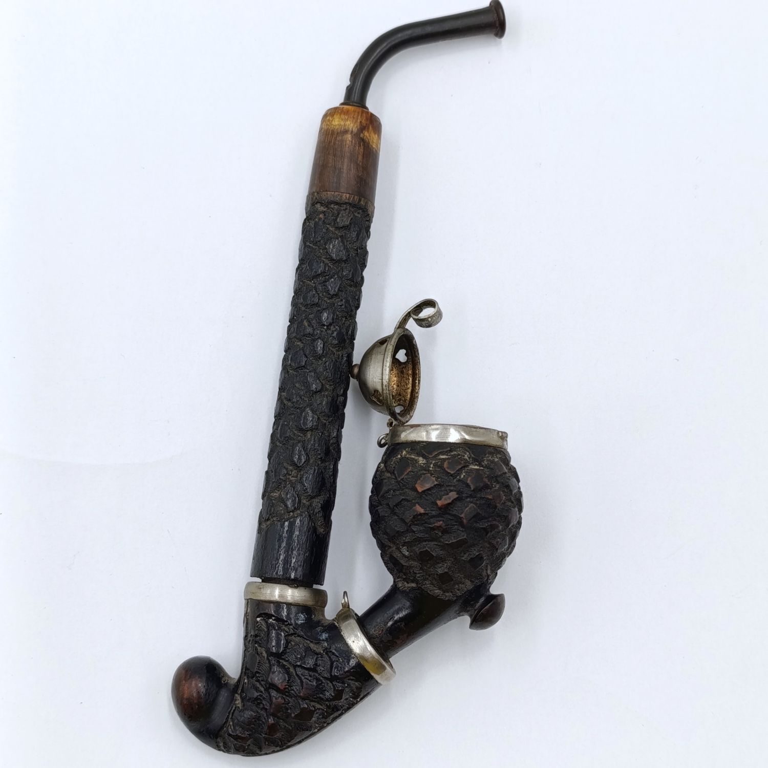 Swiss Black Forest mountain hunter&#39;s smoking pipe