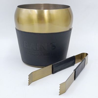 Bain&#39;s Cape Mountain whisky ice bucket with tongs