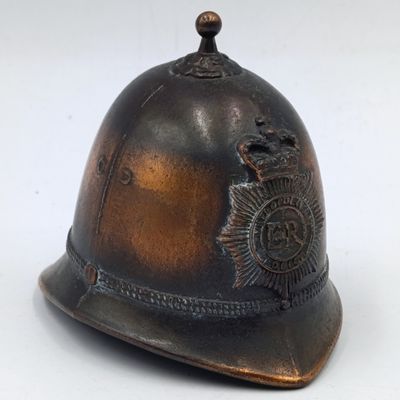 British Metropolitan Police Helmet shaped bell
