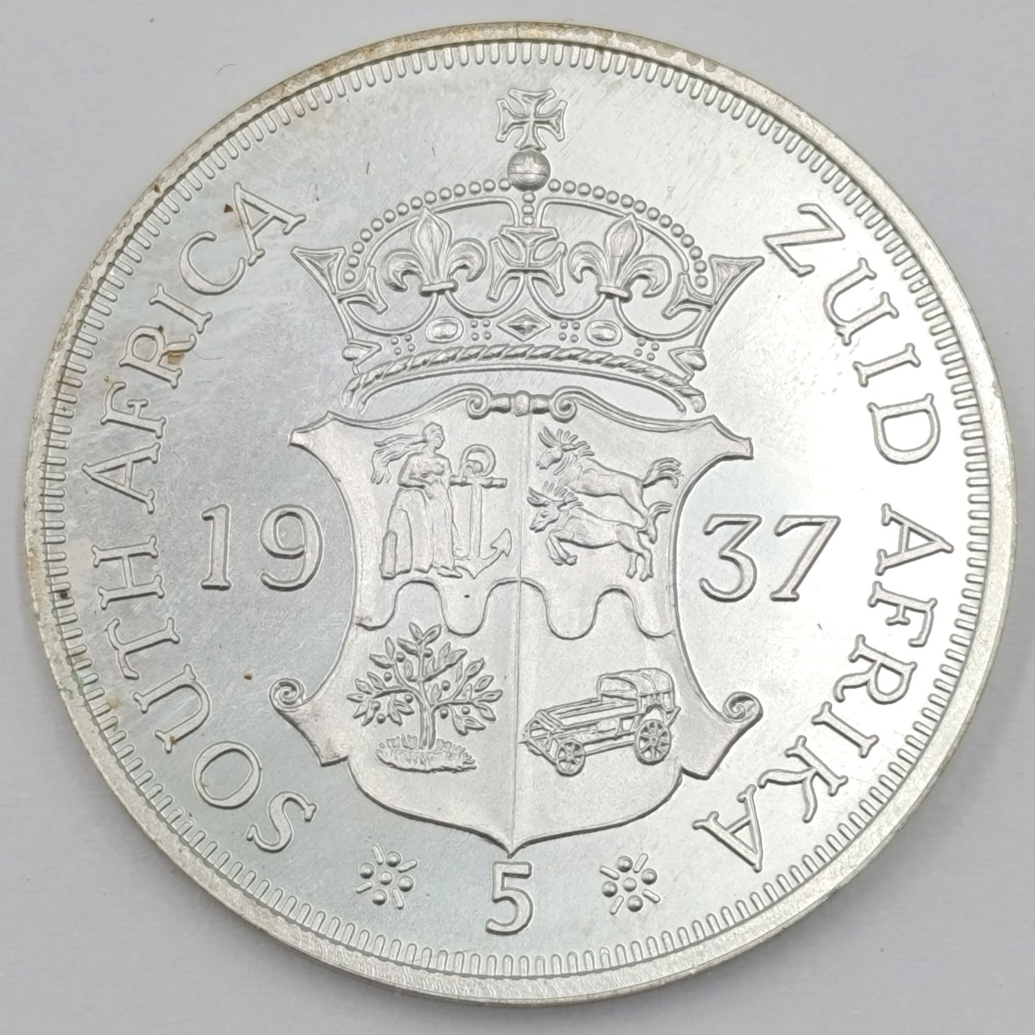 South Africa 1937 Proof Fantasy crown Edward 8th