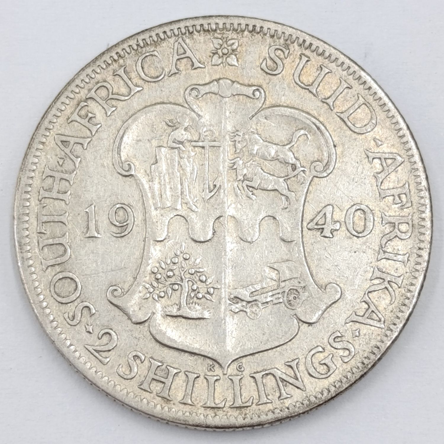 South Africa 1940 Two Shillings VF+