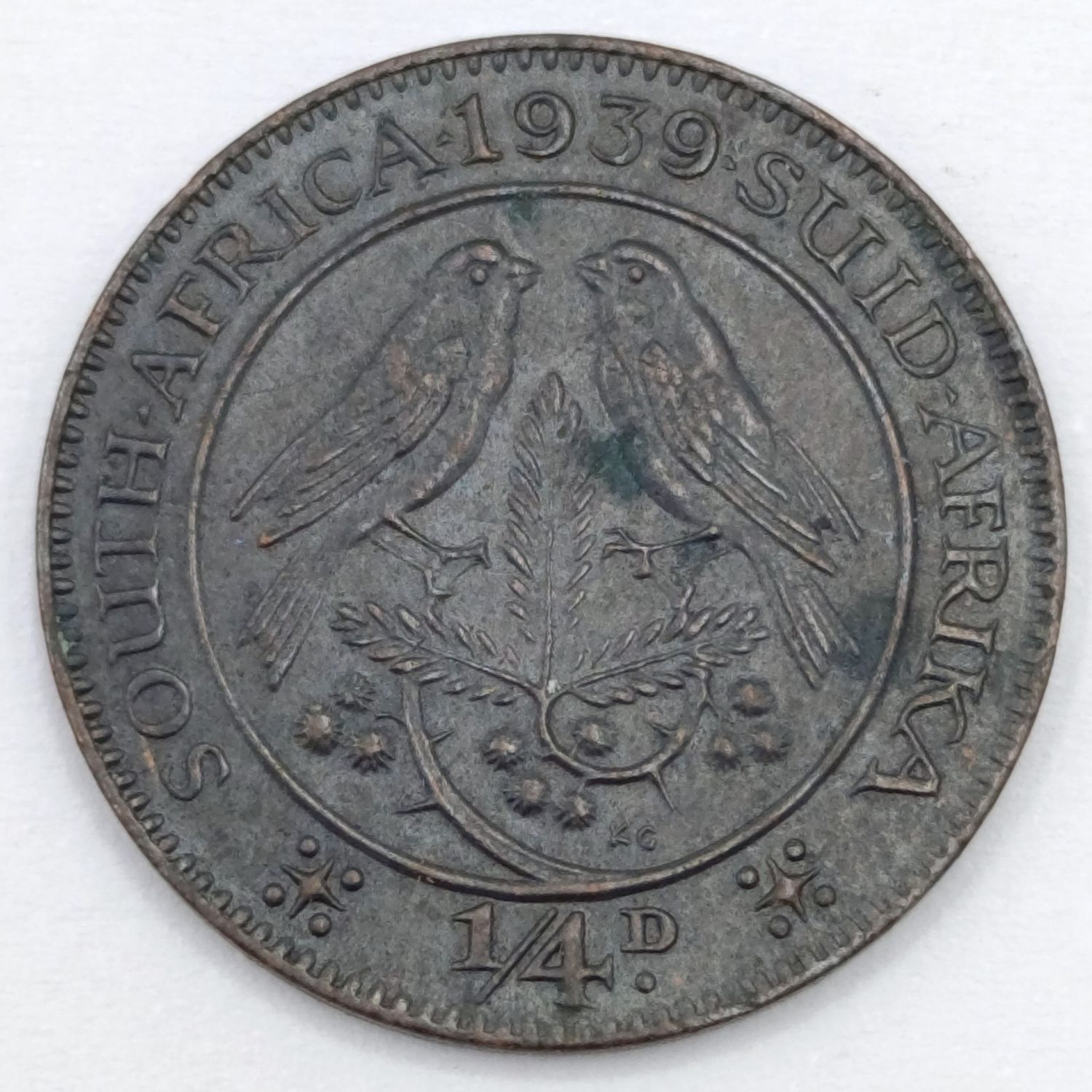 South Africa 1939 Farthing AU+