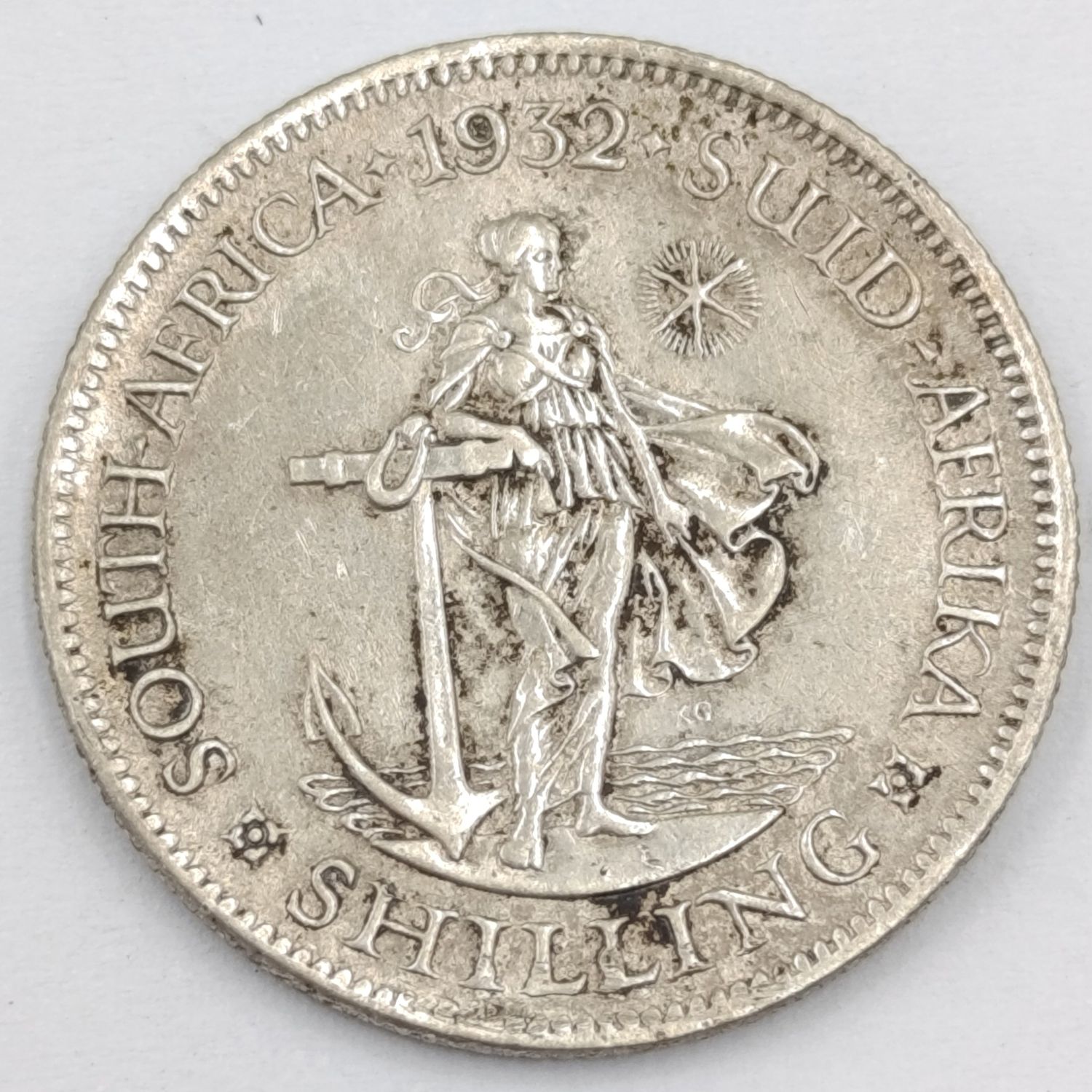 South Africa 1932 Shilling XF+