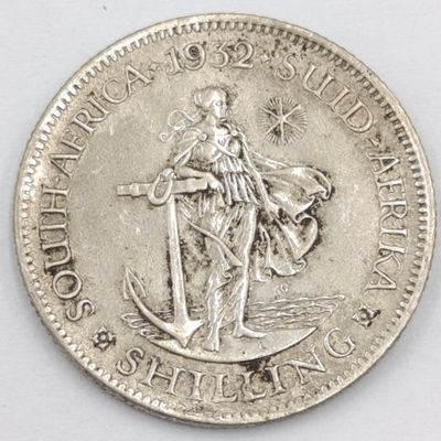 South Africa 1932 Shilling XF+