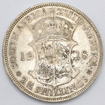 South Africa 1928 Half crown VF-