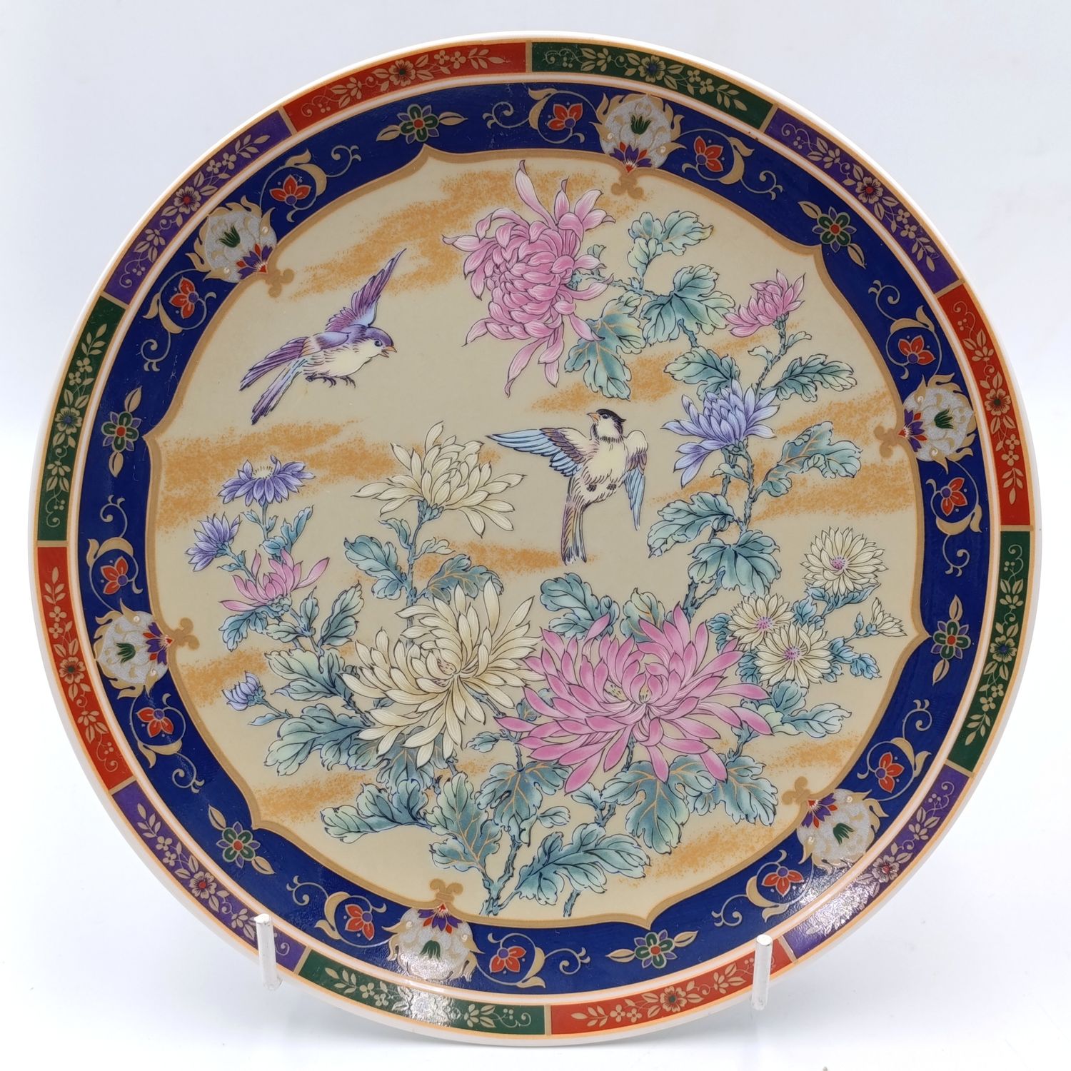 Beautiful Imperial Imari porcelain plate - 21cm