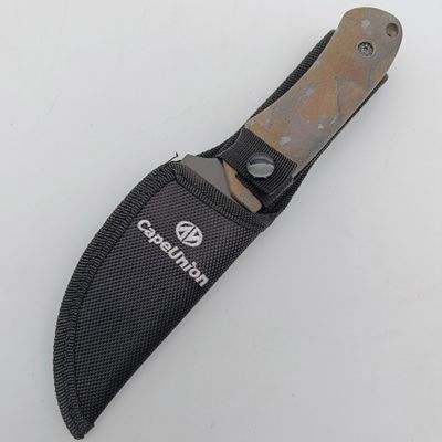 Cape Union fixed blade hunting dagger with sheath
