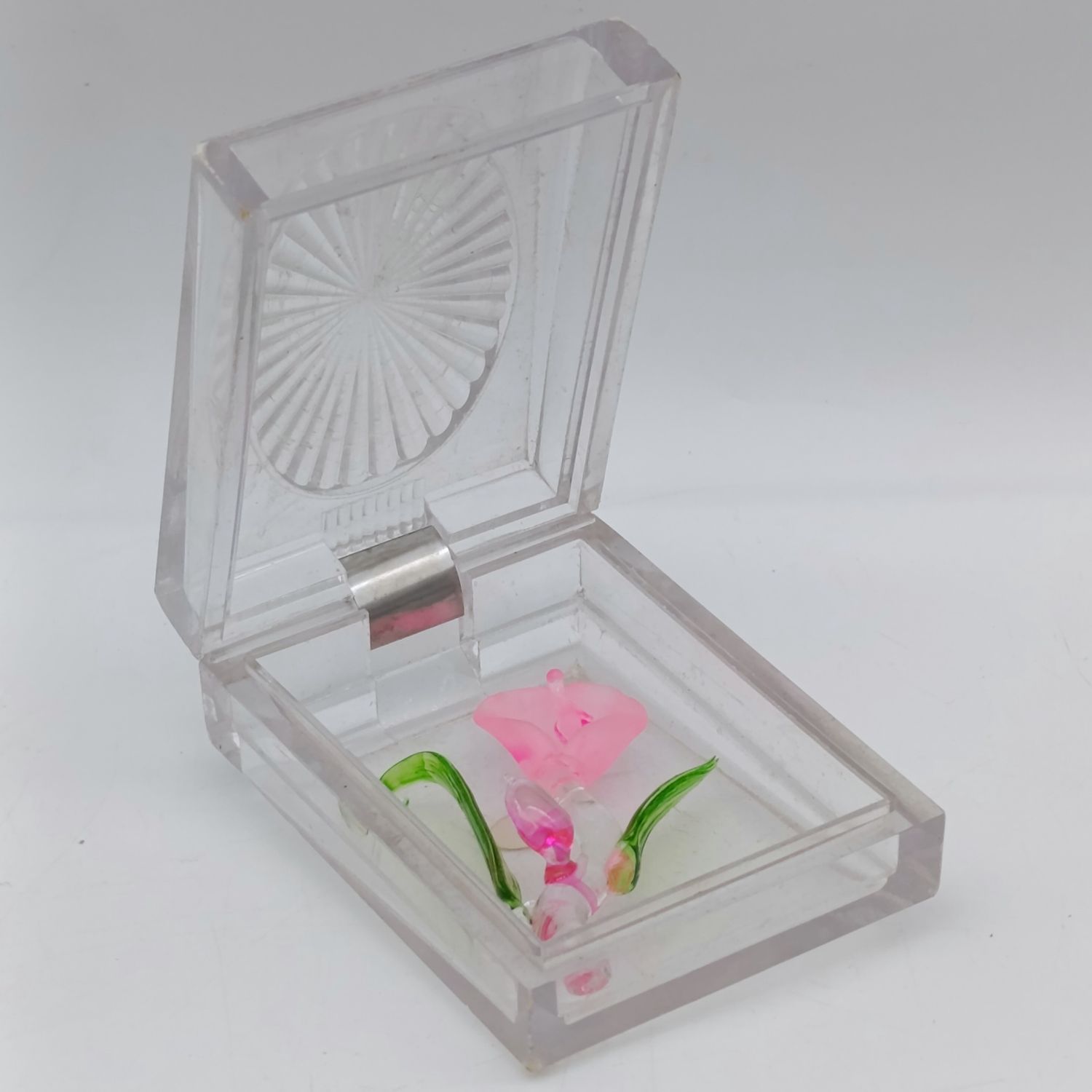 Beautiful handmade glass flower