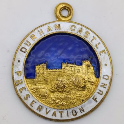 Vintage Durham Castle Preservation Fund medallion