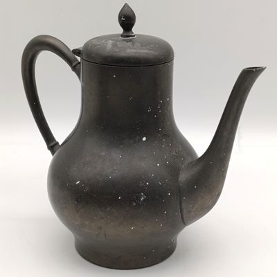 Vintage Metawa Holland Dutch pewter coffee set - Coffee pot, milk jug and sugar bowl