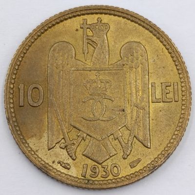 Romania 1930 Ten Lei AU++