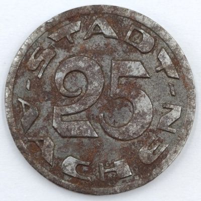 Stadt Aachen 25 Pfennig 1920