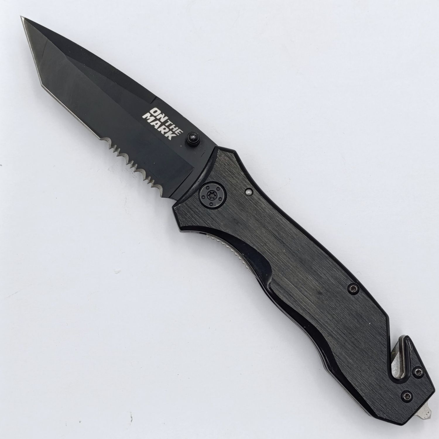 On the Mark tactical folding pocket knife