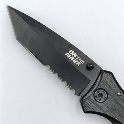 On the Mark tactical folding pocket knife