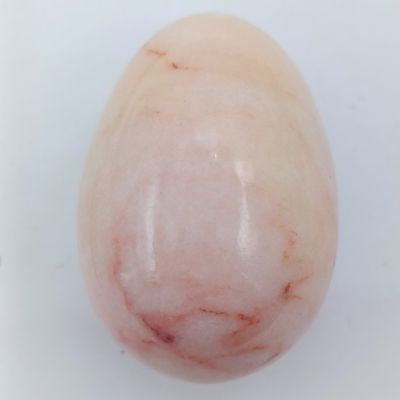 Beautiful pink marble polished egg