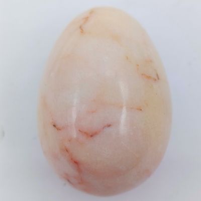 Beautiful pink marble polished egg